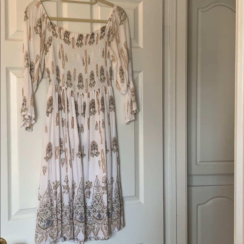 Anthropologie like off the shoulder summer dress